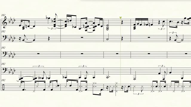 Beethoven Piano Sonata No.14, "Moon Light", Easy Listening Piano, Jazz Trio, 베토벤 월광 재즈, Sheet Scor смотреть онлайн