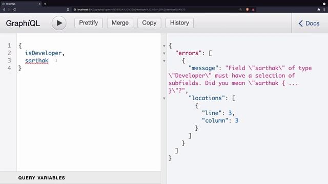 05 GraphQL Object types in graphql смотреть онлайн