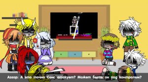 Реакция персонажей андертейл на LastBreath │Gacha Club & Gacha Life│