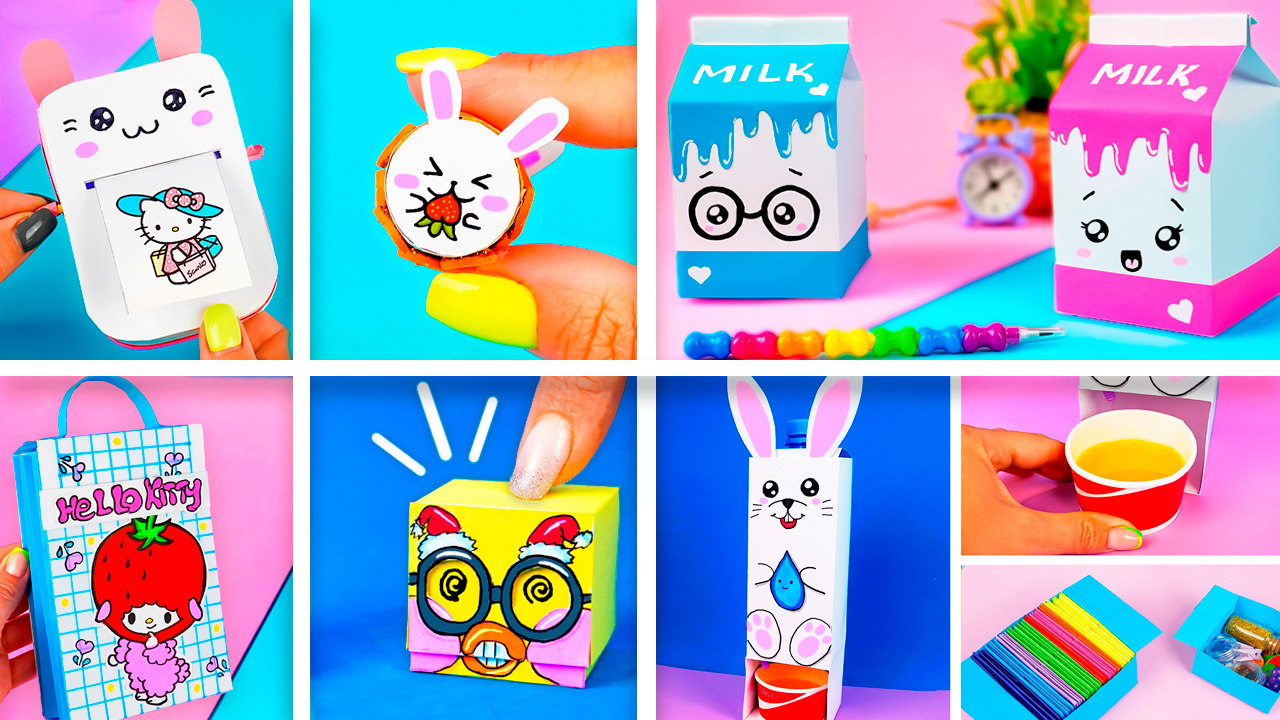 7 ИДЕЙ легких поделок из бумаги своими руками смотреть онлайн