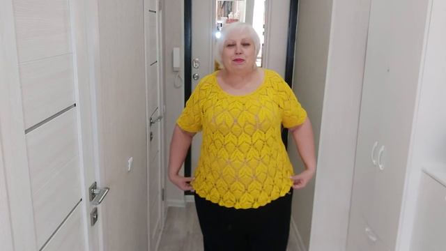 Вязальные новости 21.08.21//Ждали...показываю ананасовую на себе смотреть онлайн