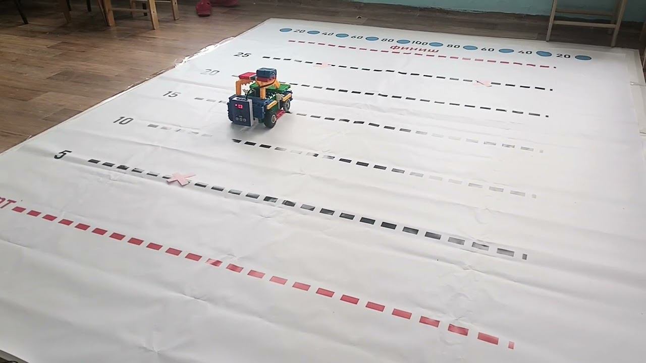 Пример прохождения поля в Гонке роботов смотреть онлайн