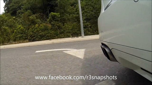 Porsche Cayenne S Diesel - revs & acceleration! смотреть онлайн