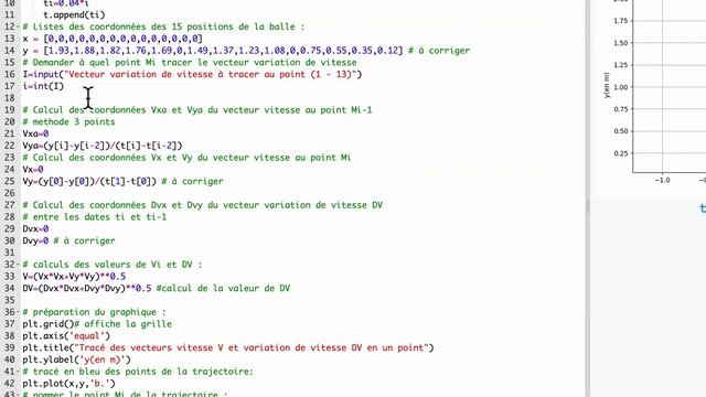 1SPE P2 TP1 (activité 1b) : Analyse du programme python à corriger смотреть онлайн