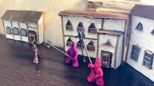 битва пластилиновых человечков - claymation