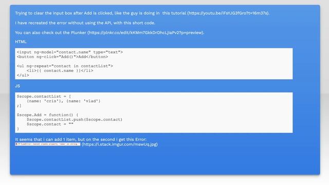 Angular TypeError: Cannot create property on string '' смотреть онлайн