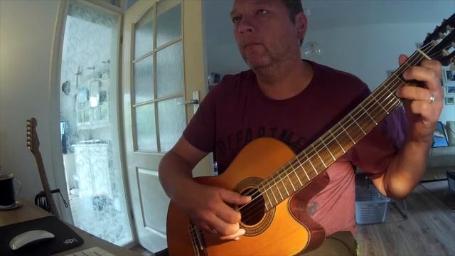 Beetje pingelen op mijn nieuwe gitaar, een Epiphone C70CE смотреть онлайн
