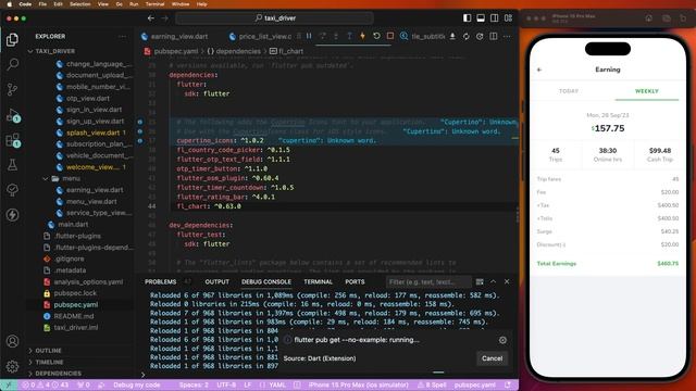 #12 Flutter Taxi App: Building Today & Weekly Earning Screen with Bar Chart | Bloc & Cubit смотреть онлайн