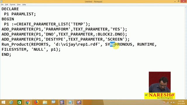 Calling Report from form D2K | D2K Forms and Reports Tutorial | Mr. Vijay Kumar смотреть онлайн