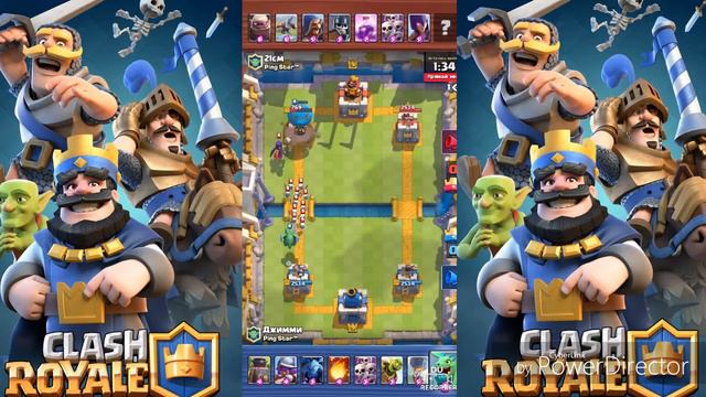 Clash Royale, бой между соклановцами, победа Джамбо в 3 короны смотреть онлайн
