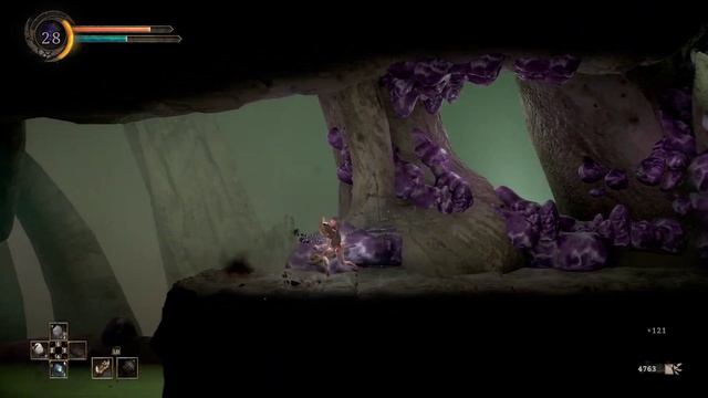 GRIME walkthrough part 5 - Feaster's lair - All collectibles - How to fast travel & jump dash skill смотреть онлайн