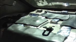 Шумоизоляция задней полки Киа Рио 3