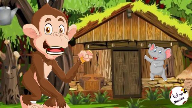 القرد الذكى smart monkey #قصص_عربية_للأطفال смотреть онлайн