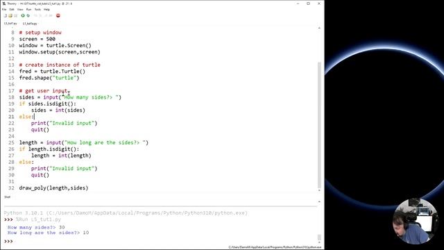 Python Turtle Lesson 5 Part 1 смотреть онлайн
