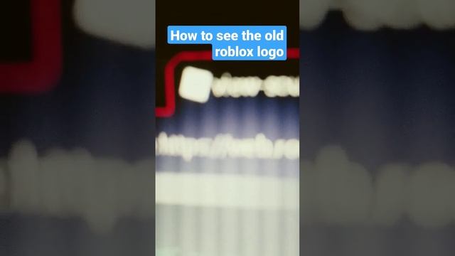 how to look at the old roblox logo #logo #roblox #shorts смотреть онлайн