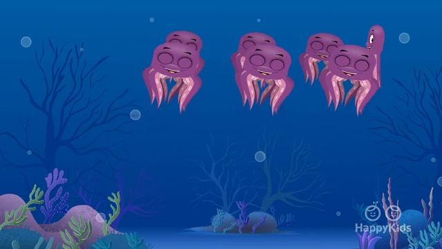 Octopus - Learning Songs Collection For Kids And Children | Happy Kids | Jungle Beats смотреть онлайн