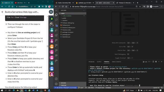 Build a Serverless Web App with Firebase | GSP643 | Diwali Game | GCP смотреть онлайн