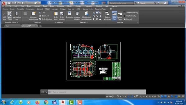 Cách chuyển môi trường vẽ 3D sang 2D trong autocad mechanical│CADCAMCNC смотреть онлайн