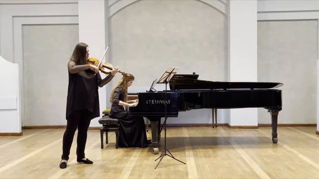 Glinka Sonata for viola in D minor 1part Elena Serdiukova(viola) Anastasia Burya(piano) смотреть онлайн
