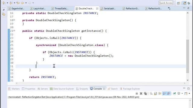 Singletons in Java смотреть онлайн