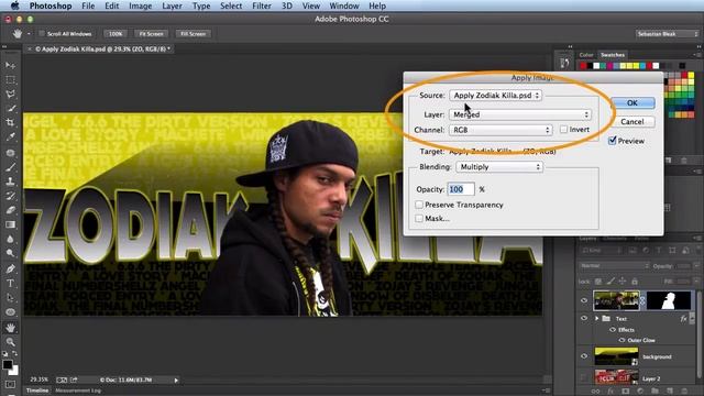 Adobe Photoshop CC "Apply Image" NSL WEEK 140 смотреть онлайн