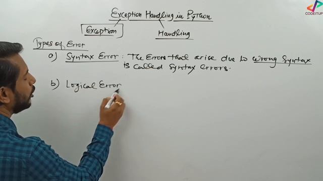 Introduction to Exception Handling | Types of Error | Python Programming смотреть онлайн