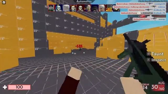 Arsenal *BIGGER HITBOX* Script! (JJsploit) смотреть онлайн