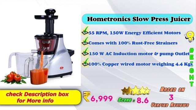 ✅ Top 8 Best Slow Juicer In India 2023 With Price |Cold Press Slow juicer Review & Comparison смотреть онлайн