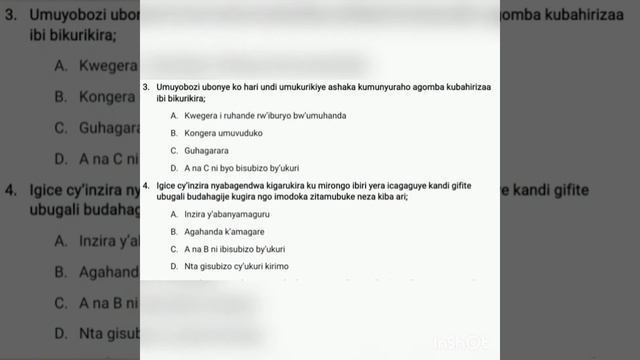IGICE CYA MBERE! Uko Bisigaye Bigenda Kuri PROVISOIRE Byumve Mu Kizamini 13/12/2021 (UBUSOBANURO)