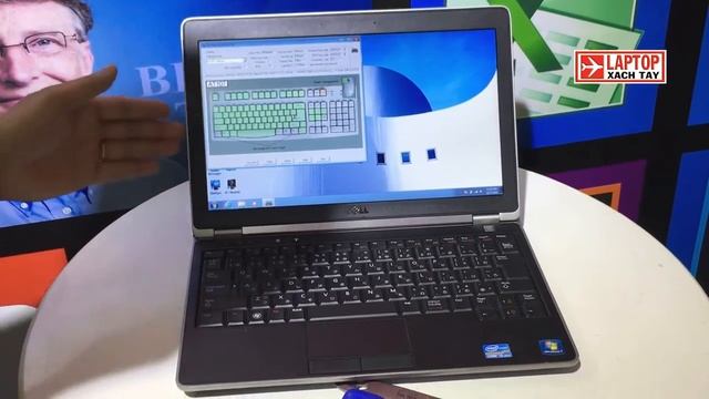Dell Latitude E6220- kiểm tra tổng quát wifi, màn hình, DVD, phím смотреть онлайн