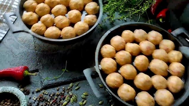 сезонный Тыквенный крем-суп + рецепт вкуснейших домашних фрикаделек. смотреть онлайн