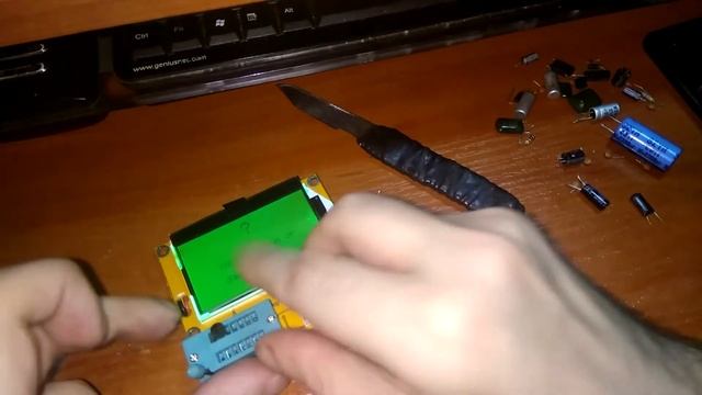 Транзистор тестер ESR Tester Lcr t4 mega328 смотреть онлайн