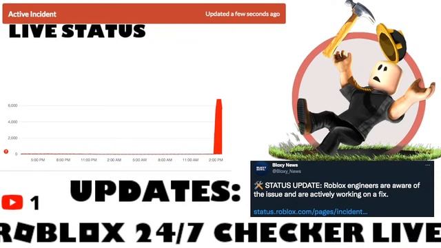 #Roblox is down? 24/7 checker смотреть онлайн
