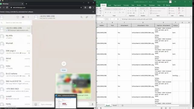 VBA Send WA using Selenium Chrome Driver смотреть онлайн