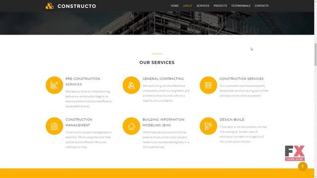 Constructo - Construction Company Landing Page Template TMT Vance Ade смотреть онлайн