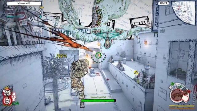 Drawn to Death [PS4] Unranked 1v2 Deathmatch, What a Comeback! смотреть онлайн