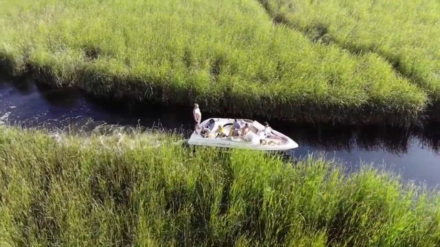 На катере из ресторана Власов по каналу