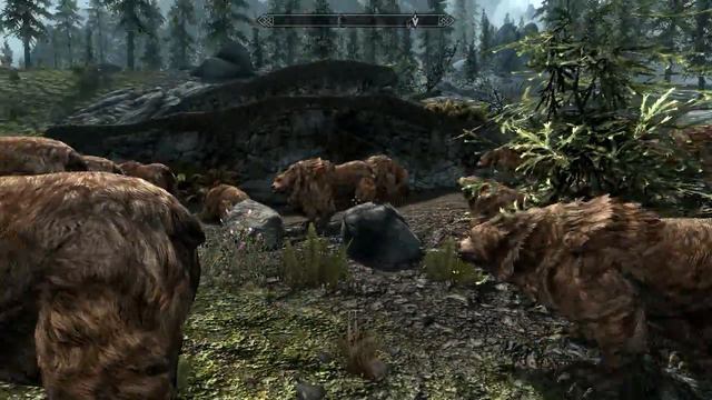 Quieter Bears - No Idle Sound Skyrim Mod смотреть онлайн
