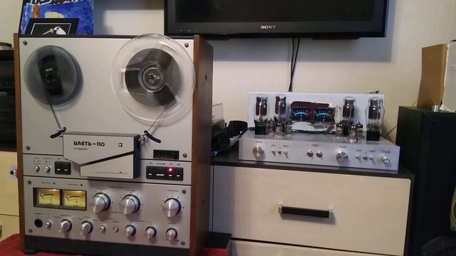 Катушечный магнитофон Илеть110 смотреть онлайн