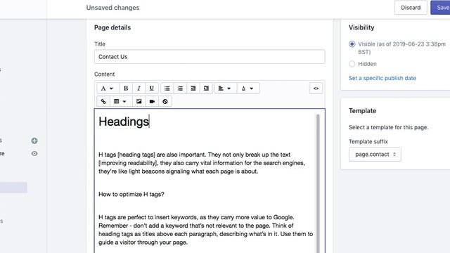 H1 Tag SEO | Add Heading Tags to Shopify | Shopify SEO Tips смотреть онлайн