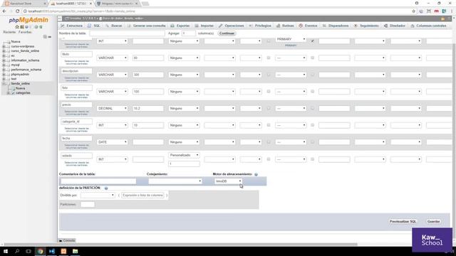 3. Tienda Online con PHP: Base de datos смотреть онлайн
