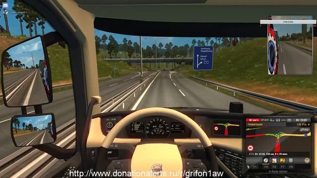 Пока горит от AW играю в ETS 2 Multiplayer!!! смотреть онлайн