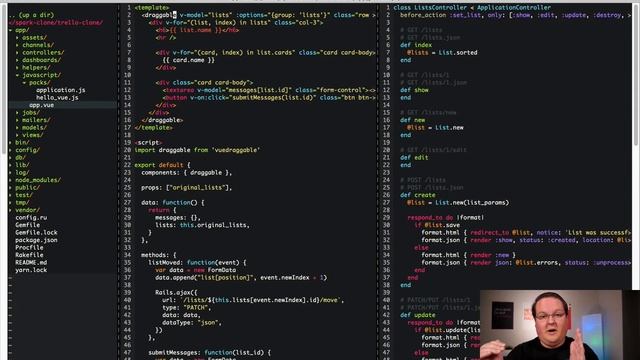 Vue.js Trello Clone in Rails - Part 4 | Preview смотреть онлайн