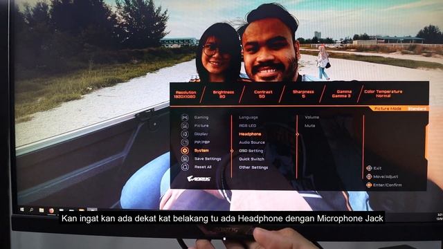 Laju sangat ke monitor ni? AORUS KD25F смотреть онлайн