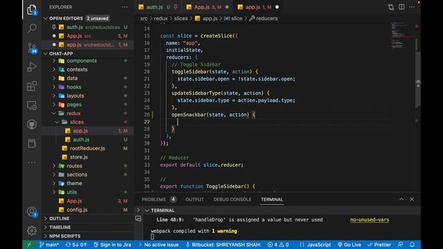 REACT CHAT APP || PART - 24 (Adding Snackbar) смотреть онлайн