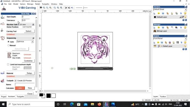 how to Create image to Vector in Artcam. image se vector kaise banaaye artcam main. смотреть онлайн