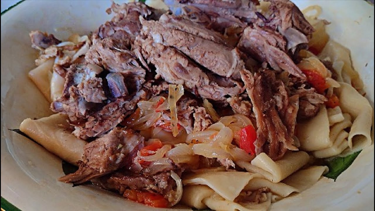 Бешбармак по казахскому рецепту. смотреть онлайн