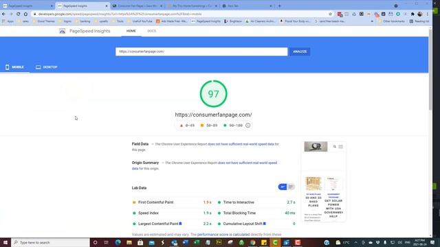 Pass Core Web Vitals Assessment on PageSpeed Insights смотреть онлайн