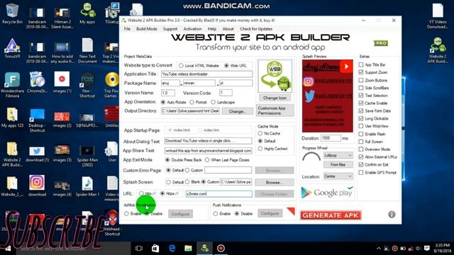 Website 2 apk builder make free android apk and pro version (no coding) and earn money online смотреть онлайн