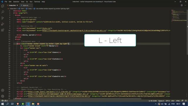 Como fazer MENU TRANSPARENTE com BOOTSTRAP 4 смотреть онлайн